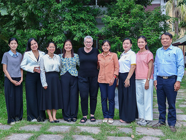 Heike Niemeier in Kambodscha zum Einzelcoaching